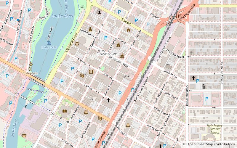 Montgomery Ward Building location map