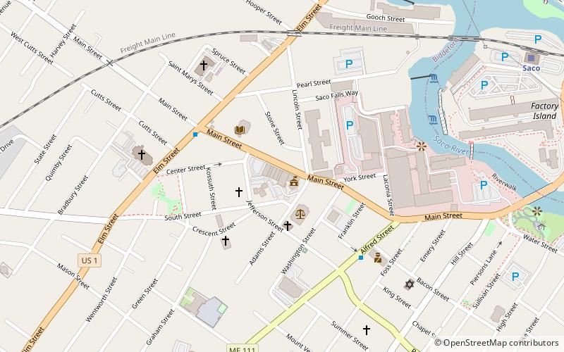 Biddeford’s City Theater location map