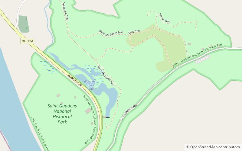 Saint-Gaudens National Historical Park location map