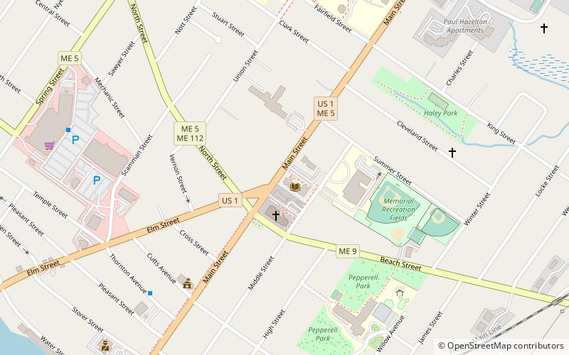 Saco Museum location map