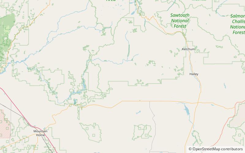 upper smoky dome lake 2 bosque nacional sawtooth location map