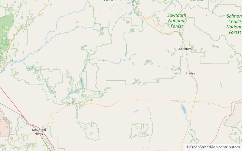lower smoky dome lake bosque nacional sawtooth location map