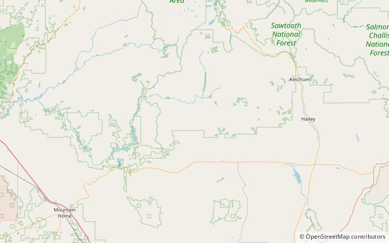 west smoky dome lake bosque nacional sawtooth location map