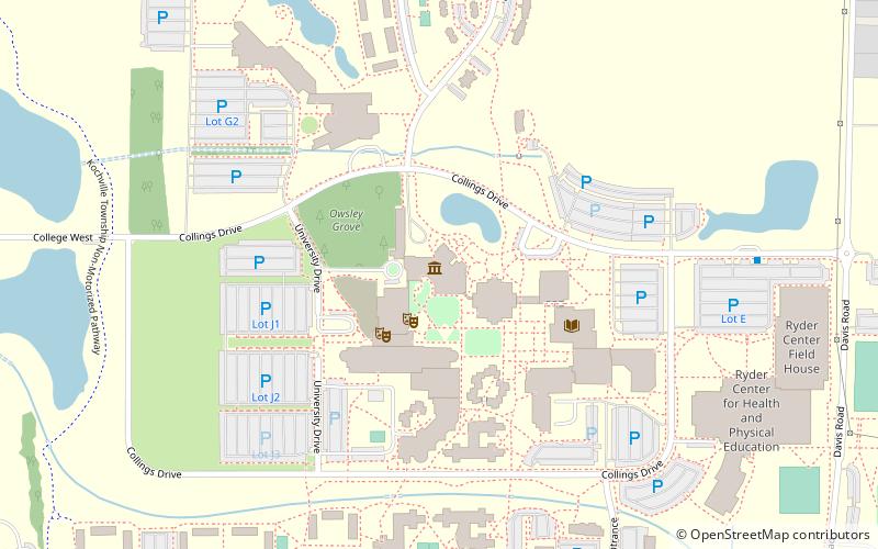 Marshall M. Fredericks Sculpture Museum location map