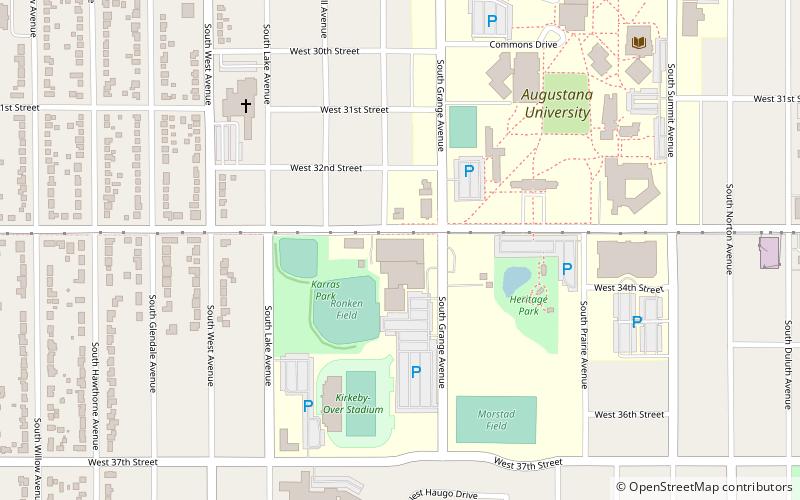 Elmen Center location map
