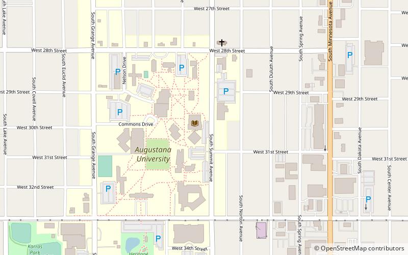 Center for Western Studies location map