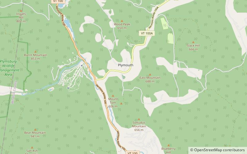 Cimetière de Plymouth Notch location map
