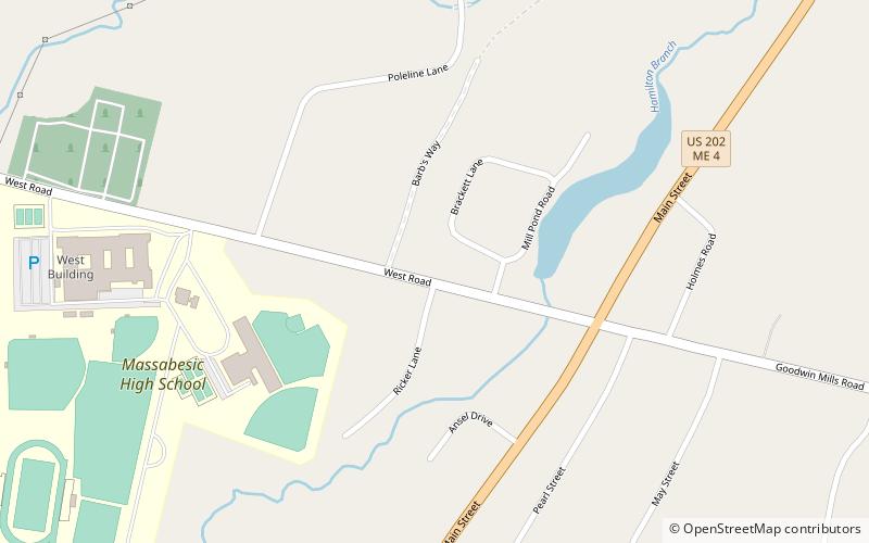 Waterboro Grange location map
