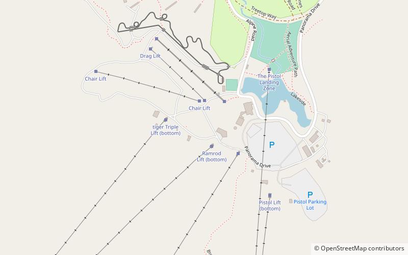 Gunstock Mountain Resort location map