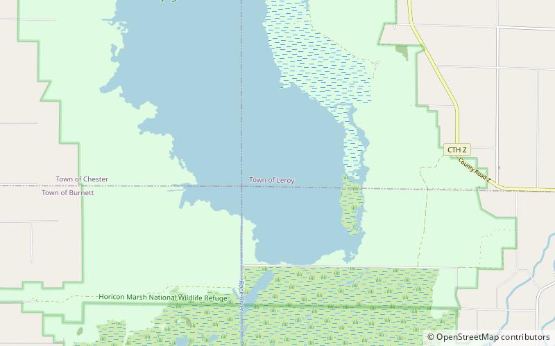 Horicon Marsh location map