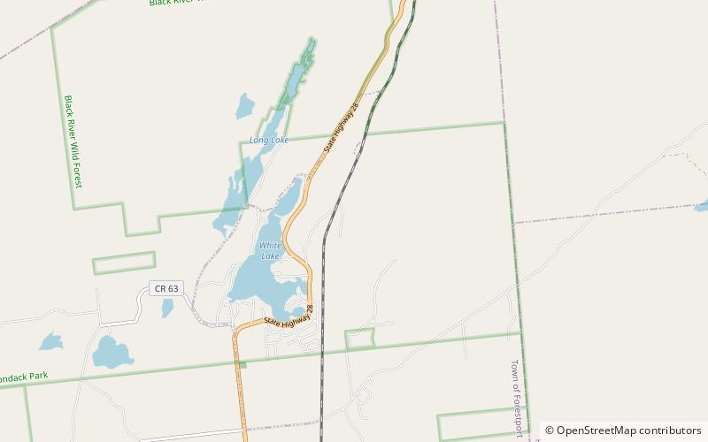 Soft Maple Reservoir location map