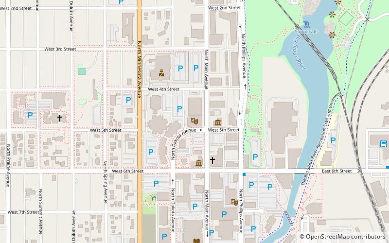 The Coliseum of Sioux Falls location map