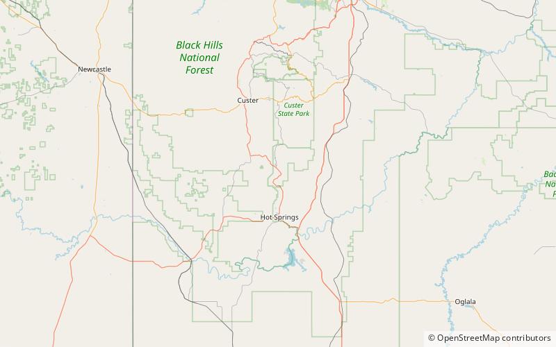 Park Narodowy Wind Cave location map