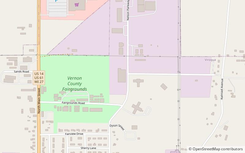 Viroqua Area Community Arena location map