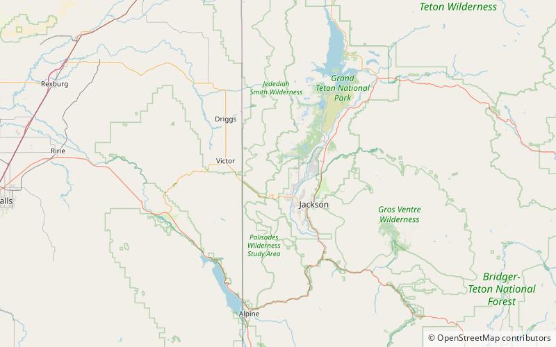 Rendezvous Peak location map
