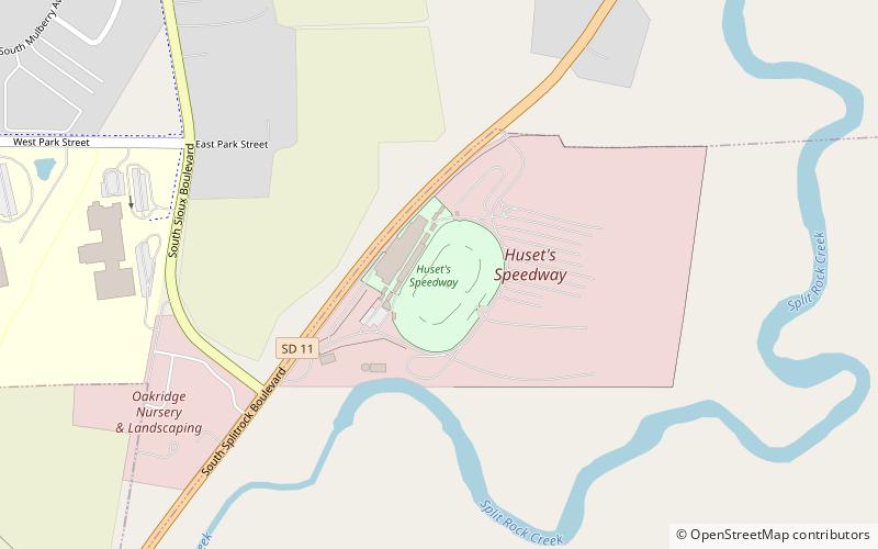 Badlands Motor Speedway location map