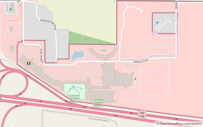 Kalahari Resorts location map