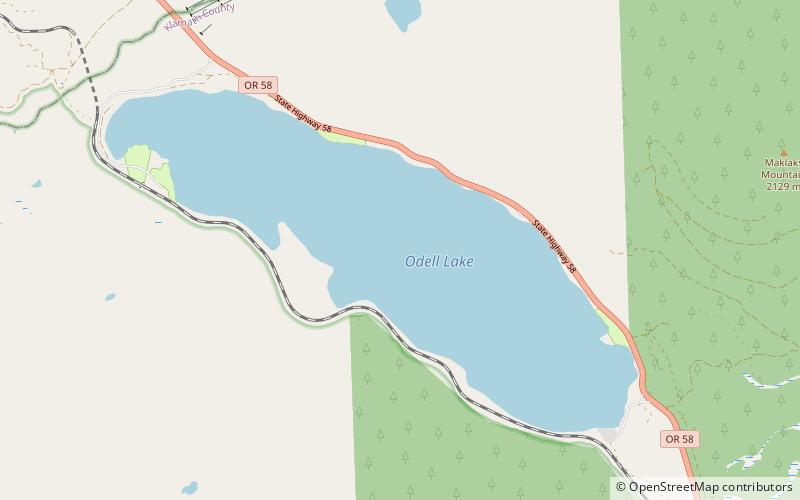 Lac Odell location map