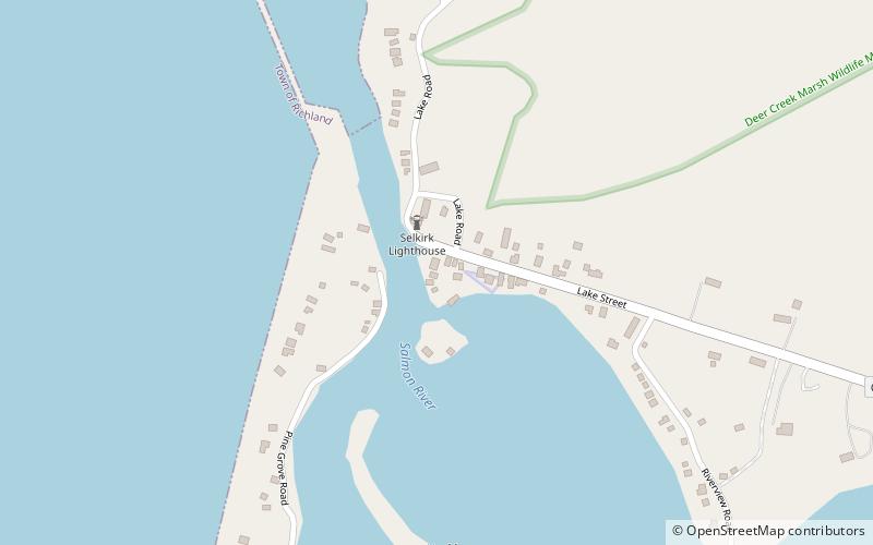 Selkirk Light location map