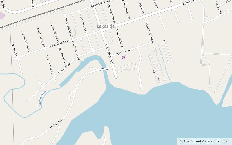 Ringo's Lakeside Marina location map
