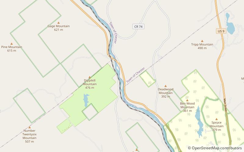 The Glen Bridge location map