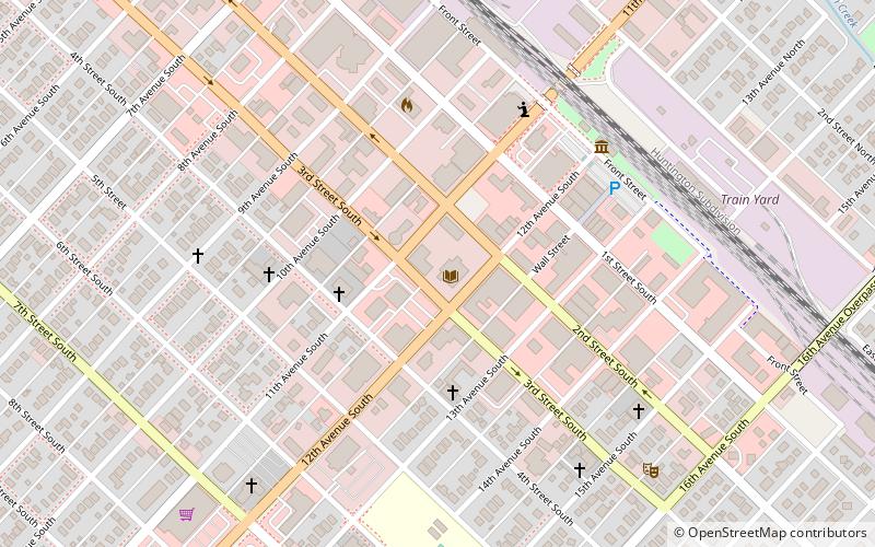 Nampa Public Library location map