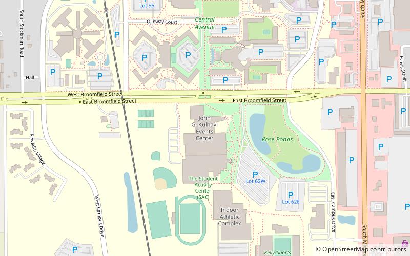 McGuirk Arena location map