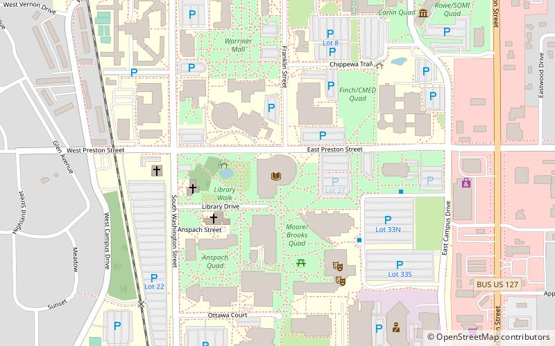 Charles V. Park Library location map