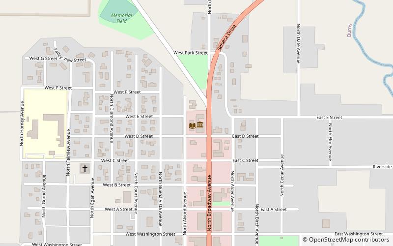 Harney County Historical Museum location map