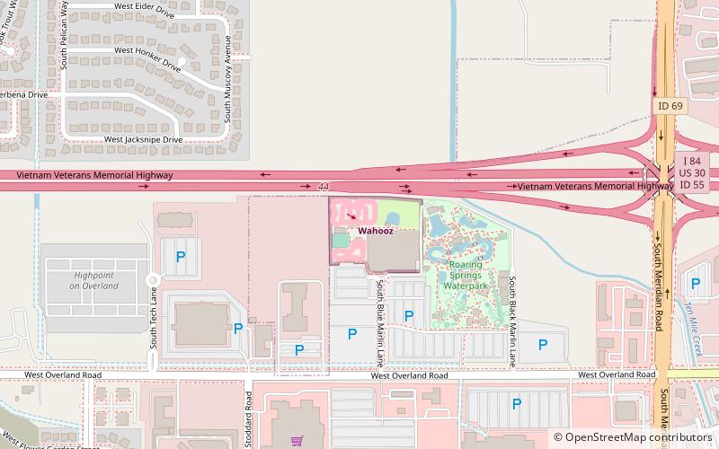 Wahooz Family Fun Zone location map