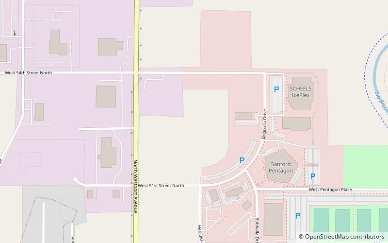 Sanford Sports Pentagon location map