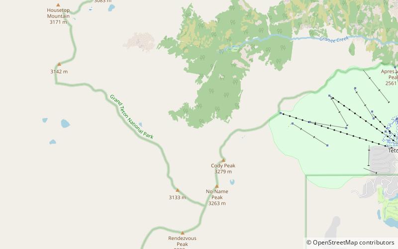 Rendezvous Mountain Trail location