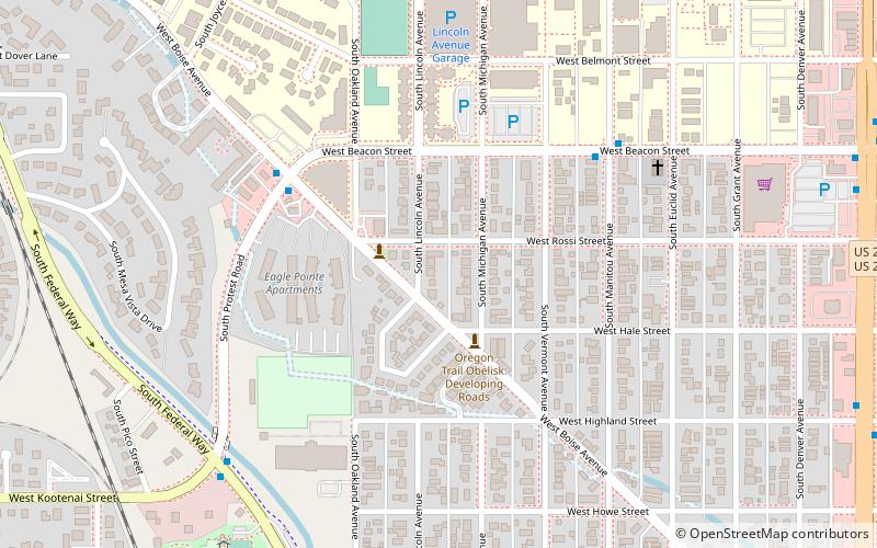 Mrs. A. F. Rossi House location map