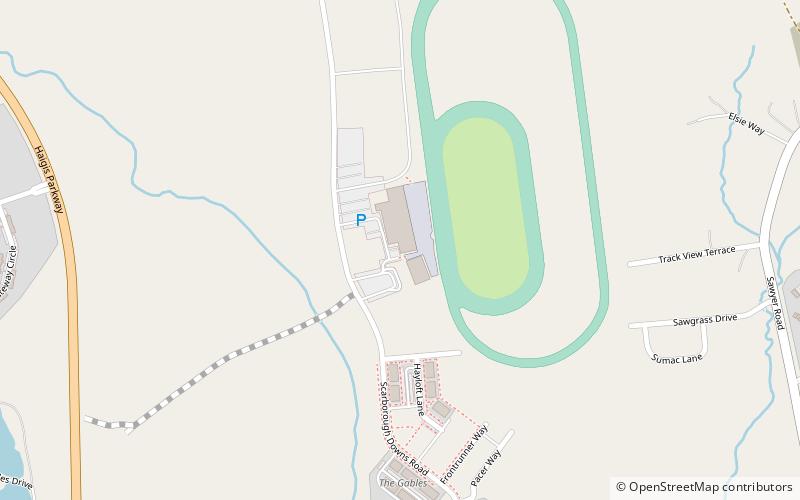 Scarborough Downs location map