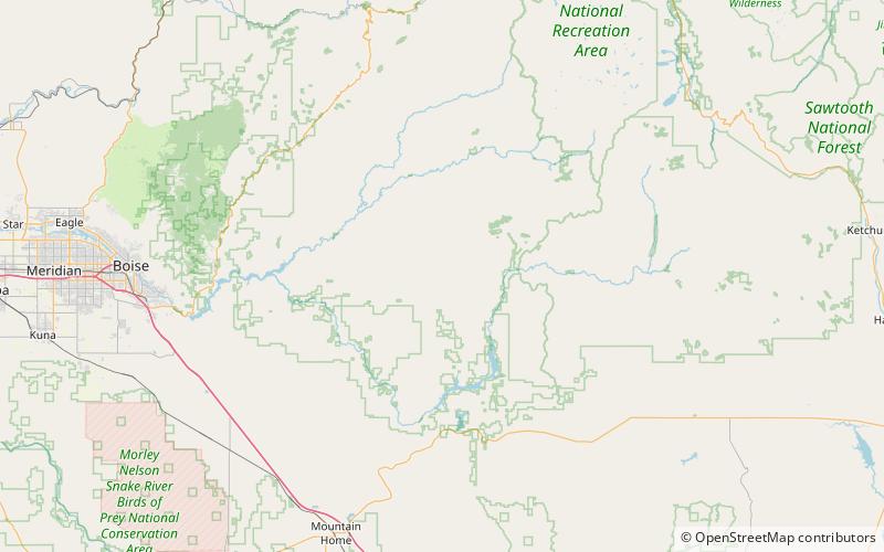 Trinity Mountain location map