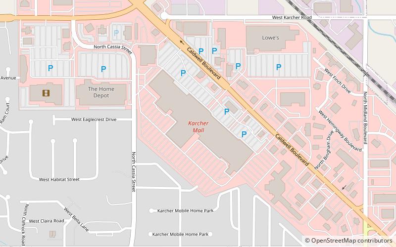 Karcher Mall location map