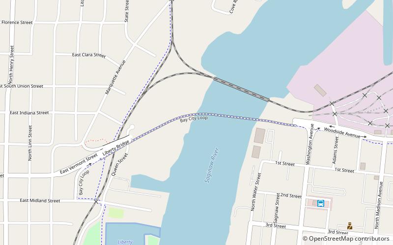 Liberty Bridge location map