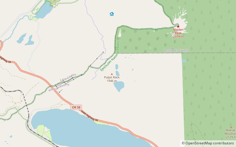rosary lakes foret nationale de deschutes location map