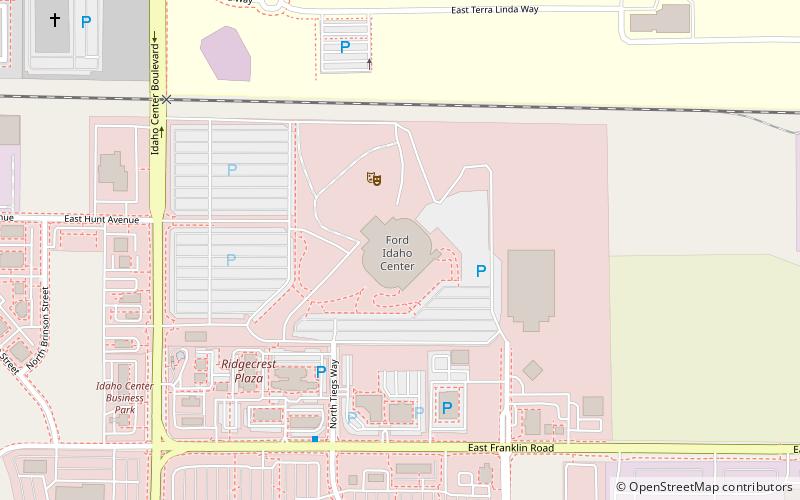 Ford Idaho Center location map