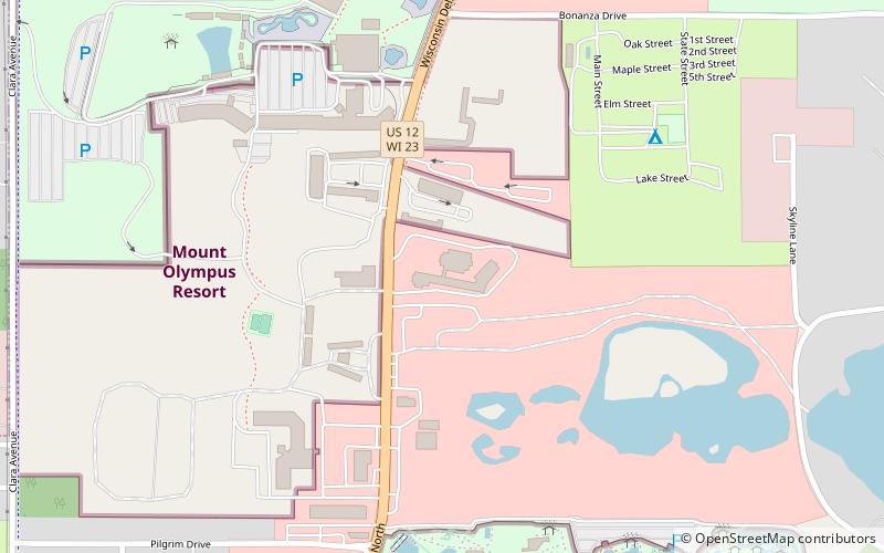 atlantis lake delton location map