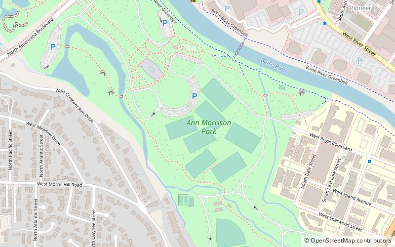 Ann Morrison Park location map