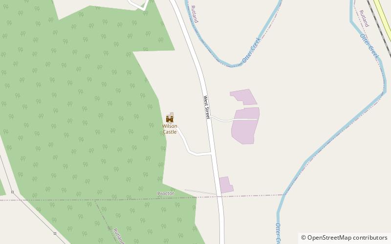 Wilson Castle location map