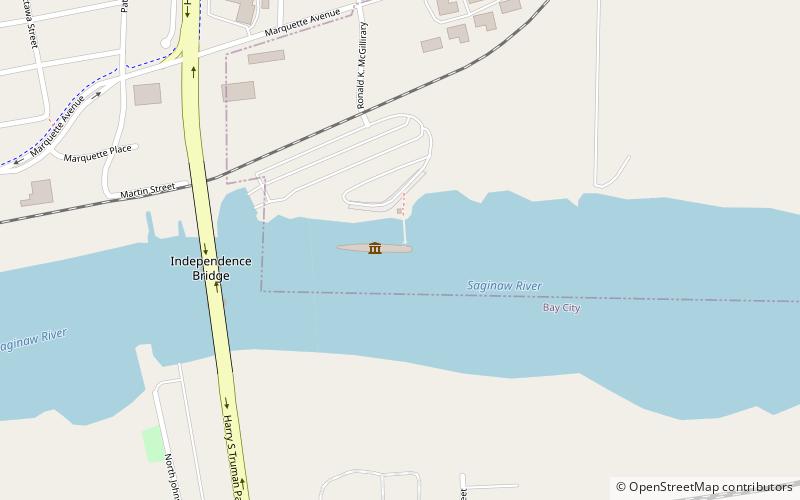 saginaw valley naval ship museum bay city location map