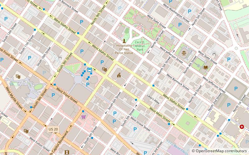 The Egyptian Theatre location map