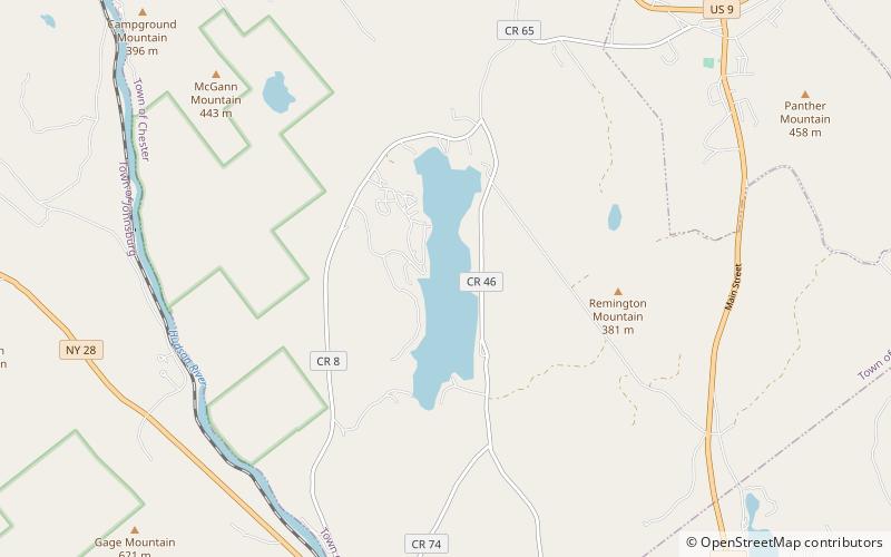 friends lake location map