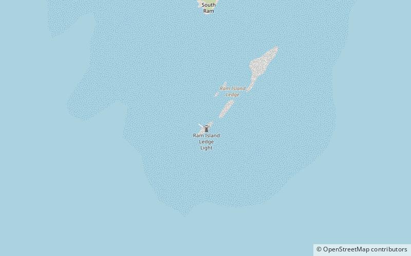 Ram Island Ledge Light location map