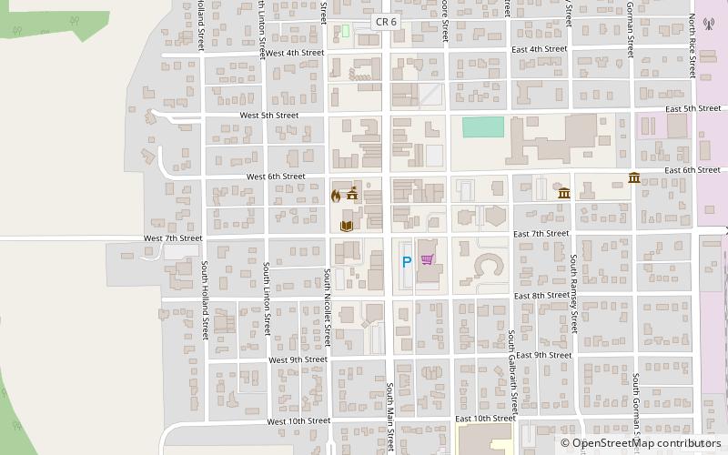 BlueEarth CommunityLibrary location map