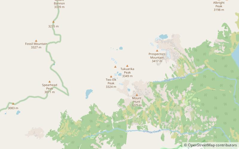 coyote lake park narodowy grand teton location map