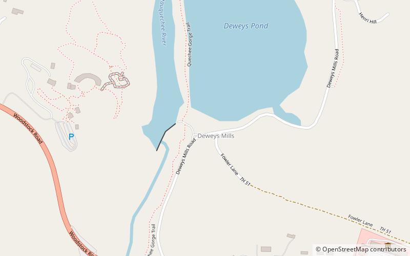Dewey House location map