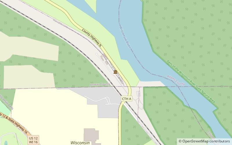 riverside great northern railway wisconsin dells location map